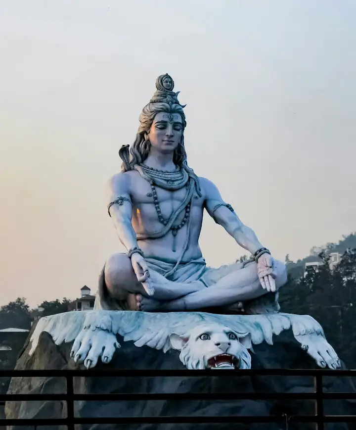 Statue of Shiva in Rishikesh